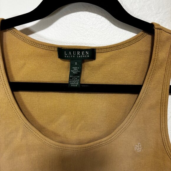 Lauren Ralph Lauren Tan Tank Top Size Small - Picture 2 of 7